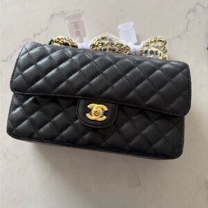 Black Quilted Handbag